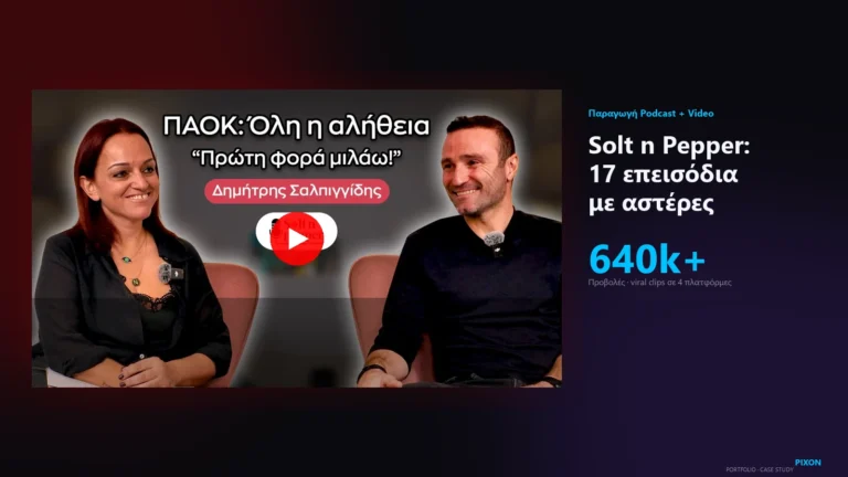 Παραγωγή Podcast Solt n Pepper — 17 Επεισόδια με Διάσημους Καλεσμένους — Solt n Pepper Θεσσαλονίκη